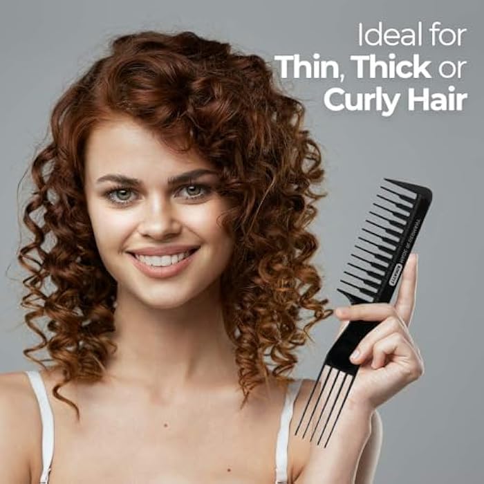 Titania Teasing Comb, Black - Image 4